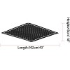 Allegra K Women's Polka Dot Pleated Neck Scarf Rhombus Handkerchief 40x18 inches(LxW) 1 Pc - 3 of 4