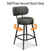 Dyonery 26.3" H Bar Stools Set of 2/4,Faux Leather Counter Height Bar Stools,Modern Backless/Back Counter Stools for Kitchen Island,Home Bar - 3 of 4