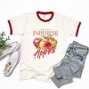 Simply Sage Market Farm Fresh Apples Watercolor Ringer Tee - 3 of 4