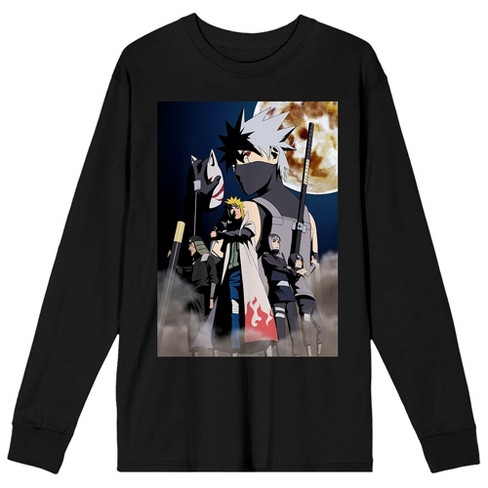 The Kakashi, Minato, Hiruzen, Yamato And Shizune Long Sleeve Tee