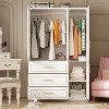 Famapy White Freestanding Modular Wardrobe Combo Armoires Closet - 2 of 4