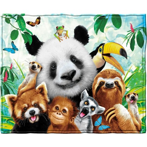 Farm animal throw discount blanket