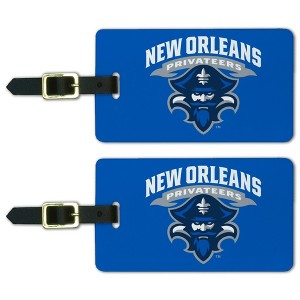 The University of New Orleans Primary Logo Luggage ID Tags Suitcase CarryOn Cards  Set of 2 - 1 of 4
