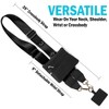 Universal Crossbody Strap for Phone Case with Zippered Pouch, Fashion Neck Lanyard, Detachable Wrist Strap, Compatible with iPhone 16 Pro Max, 15 Plus - image 3 of 4