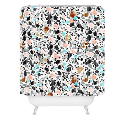 Marta Barragan Camarasa The Hands of Terrazzo Abstract Shower Curtain - Deny Designs