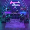 Unikito L-Shaped Desk, Reversible File Drawer and Monitor Stand, Gaming Table Writing Desk, Black Oak, 63"*19.7"*29.3" - 2 of 2