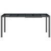 vidaXL Patio Table, Anthracite 65"x31.5"x28.3" Steel - 3 of 4