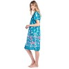 Casual Nights Women's Short Sleeve Muumuu Lounger Dress - 2 of 4