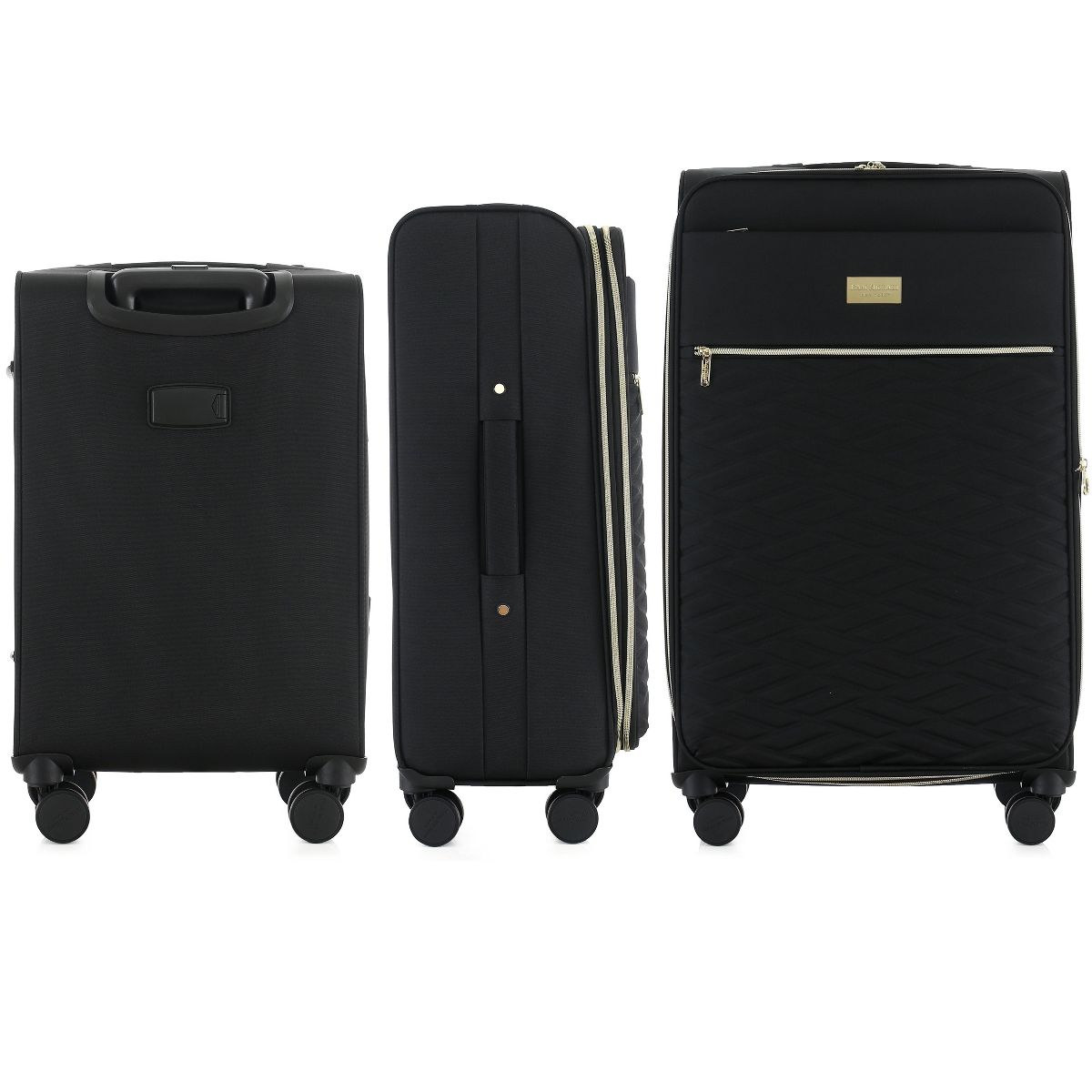 Isaac Mizrahi Monroe Softside Lightweight Expandable 3-Piece Luggage Set - thumbnail 2