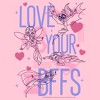 Girl's Batman Valentine's Day Love your BFFS T-Shirt - 2 of 4