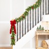 Northlight Pre-Lit Northern Pine Artificial Christmas Garland - 9' x 10" - Warm White LED Lights - 2 of 4