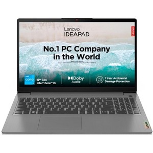 Lenovo IdeaPad Slim 3 15IRH8 15.6" FHD IPS Notebook, Intel Core i7,16GB RAM, 512GB SSD, Windows 11 Home, Arctic Grey (83EM00H6IN-W11H) - 1 of 4