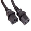 SANOXY 6ft 18 AWG Universal Power Cord Splitter Cable (NEMA 5-15P to IEC320 C13 x 2), Black - 3 of 4