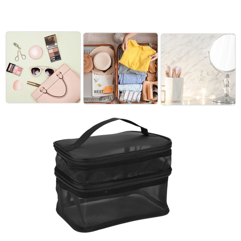 Unique Bargains Travel Waterproof Polyester Makeup Bags and Organizers, 2 of 7