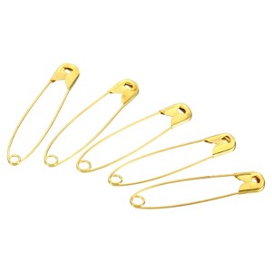 Unique Bargains Metal DIY Blankets Crafts Brooch Making Home Sewing Nickle Plated Safety Pins 100 Pcs - 1 of 4