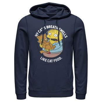 Men's The Simpsons Ralph and His Cat Pull Over Hoodie