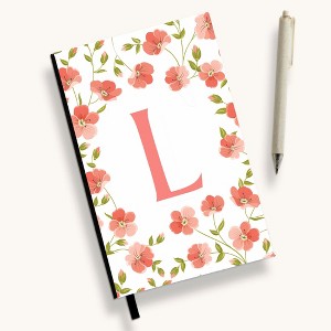 Personalization Mall Flowery Initial Personalized Journal - 1 of 1