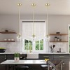 Livex Lighting Willow 1 - Light Pendant in  Satin Brass - 3 of 4