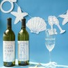 Big Dot of Happiness Last Toast on the Coast Banner, Beach Bridal or Bachelorette Party Decor, 30 Feet of Cord, 15 Double-Sided Beach Pieces - 3 of 4