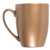 Elanze Designs Heart Outline With Three Leaf Clover 10 ounce New Bone China Coffee Tea Cup Mug, Bronze - 2 of 4