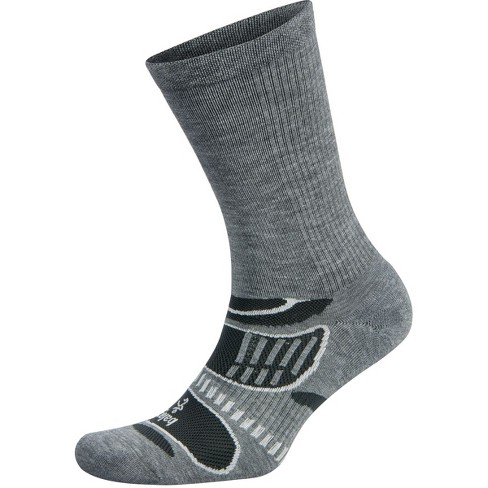 Balega Ultralight Crew Running Socks - Large - Gray/white : Target