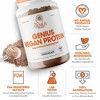 Genius Brand Genius Vegan Protein—Vegan Protein Powder for Strength—Lactose-Free, Gluten-Free, Plant-Based, Naturally Sweetened—Chocolate—20 Servings - 4 of 4