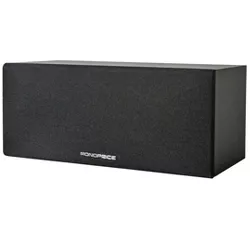 8 Inch With Auto-On Function Monoprice 60-Watt Powered Subwoofer For Studio And Home Theater Renewed 