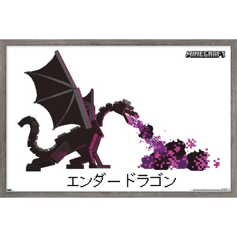 Trends International Minecraft - Ender Dragon Framed Wall Poster