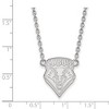 Black Bow Jewelry Sterling Silver New Mexico Lobos NCAA Necklace 18 Inch - 2 of 4