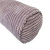 Edie@Home 7"x18" Bowery Corduroy Neckroll Lumbar Throw Pillow Mauve: Cylinder Shape, Woven Fabric, Indoor Use - 2 of 3
