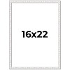 PosterPalooza | Textured White Picture Frame - UV Acrylic, Foam Board Backing, Hanging Hardware - 2 of 4