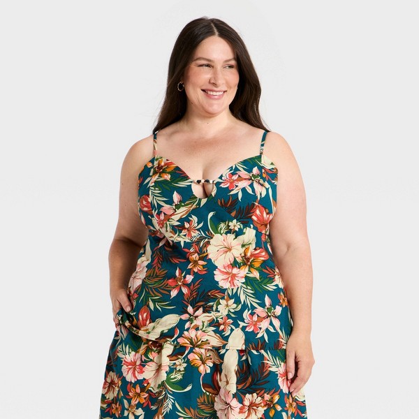 Top cami de lino con cuentas para mujer - A New Day™ 5