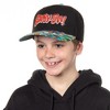 Scooby Doo Snack Time Tie-Dye Pre-Curved Bill Adjustable Snapback Hat Cap Black - image 2 of 4