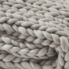 Park Designs Fog Chunky Knit Throw - 3 of 3