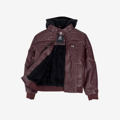 X RAY Kids and Boys PU Jacket With Lining