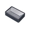 UNISOAR Modern Soap Dish Metal Self-Draining Soap Holder for Bathroom - 2 of 4