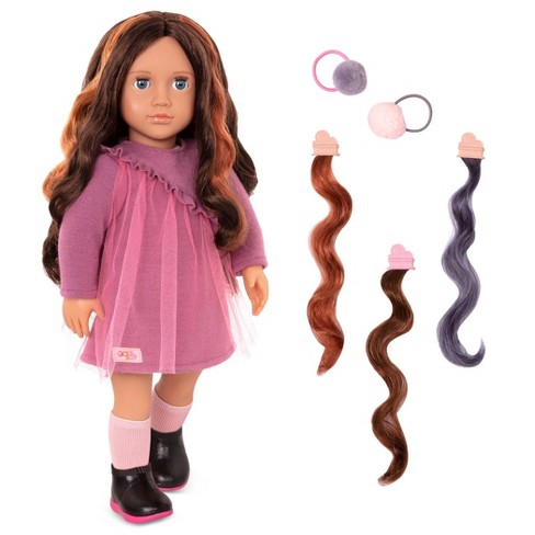 Our Generation 18" Hair Play Doll with Clip-in Hair Accessories - Bridget - image 1 of 4