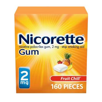 Nicorette 2mg Gum Stop Smoking Aid - Fruit Chill