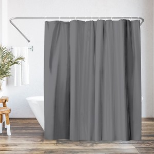 Americanflat 71x74 Solid Colors Shower Curtain - Water Resistant Shower Curtain - Polyester Fabric - 1 of 4