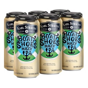 Karl Strauss Boat Shoes Hazy IPA Beer - 6pk/16 fl oz Cans - 1 of 1