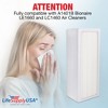 LifeSupplyUSA Air Purifier Filters Compatible with BionaireA1401B LE1660And LC1460 - 2 of 4