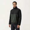 Anna-Kaci Active Men's Lightweight Zip-Up Windbreaker Jacket with High Collar and Zipper Pockets - 2 of 4