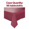 Smarty Had A Party 54" x 108" Burgundy Rectangular Plastic Tablecloths - 96 pcs - 3 of 4