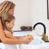 WOWOW Vintage 8 in. Widespread Double Handle Bathroom Faucet with Pop Up Drain - 3 of 4