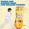 Joyfy 2-Pack Inflatable Punching Bag Set for Kids, 47-Inch Bopper with Bounce-Back Action - Ideal Gift for Boys Girls Age 3+ - 3 of 4