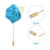 Unique Bargains Pocket Handmade Flower Lapel Pin Boutonnieres for Wedding party 24 Pcs - 3 of 4