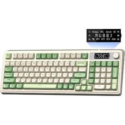 AULA S99 Pro Tri-Mode Wireless Gaming Keyboard, RGB, Smart Screen & Knob