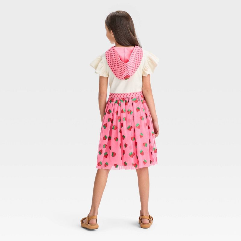 Girls&#39; Strawberry Shortcake Dress - Pink, 2 of 4