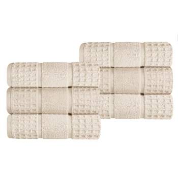 Tie Latch Towels Set of 2, Hanging Hand Towels Set with Hook & Loop  Closure (Gr