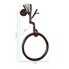 Park Designs Tall Pines Ring Hook Set of 2 - 4 of 4